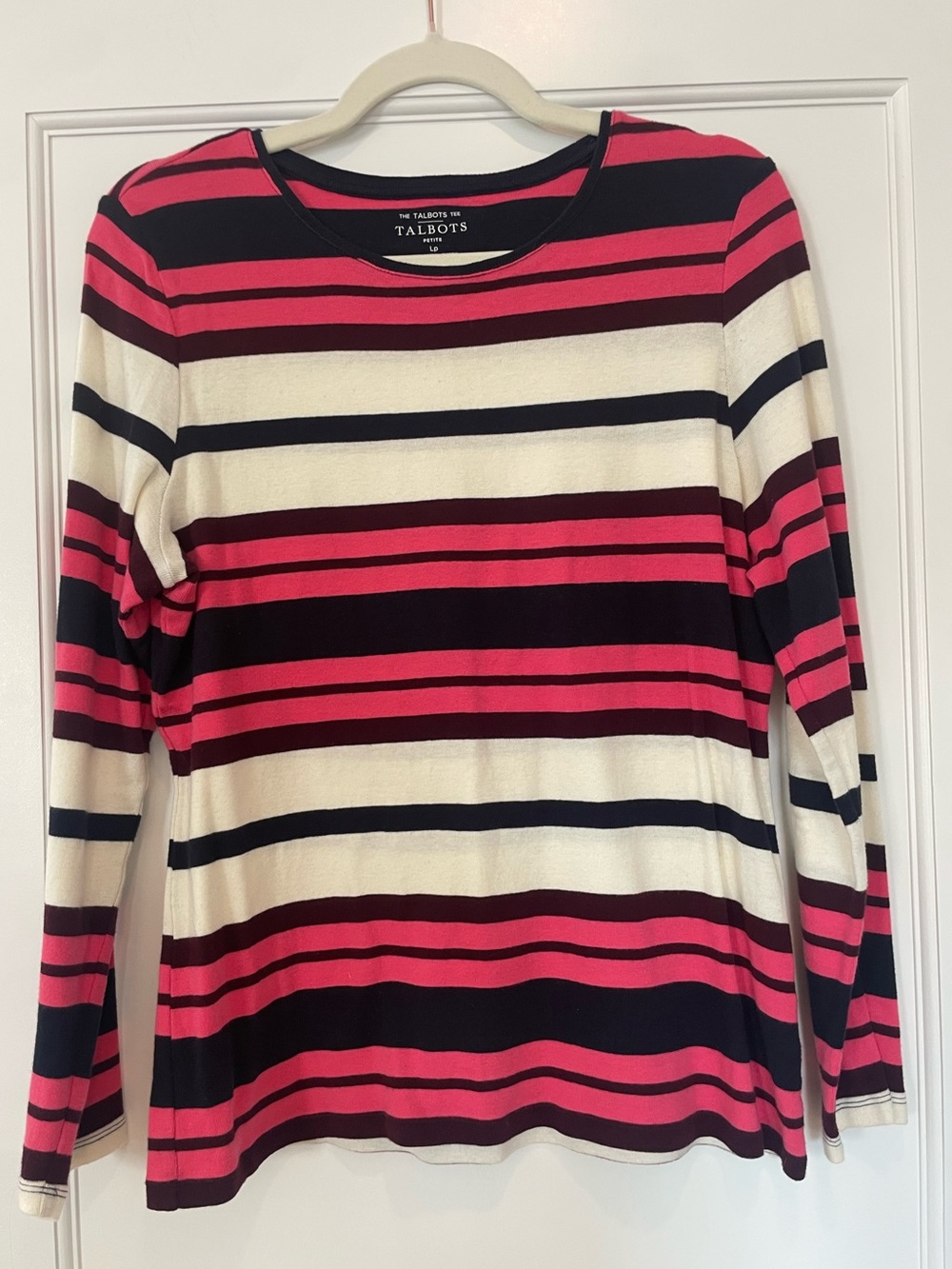 Talbots Striped Long-Sleeve Sweater